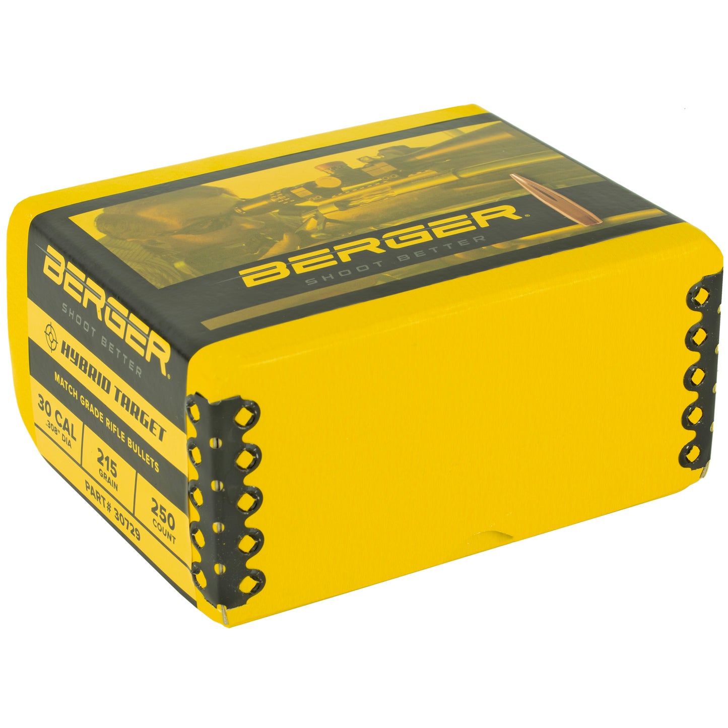 BERGER .30 215GR HYBRID TARGET 250CT