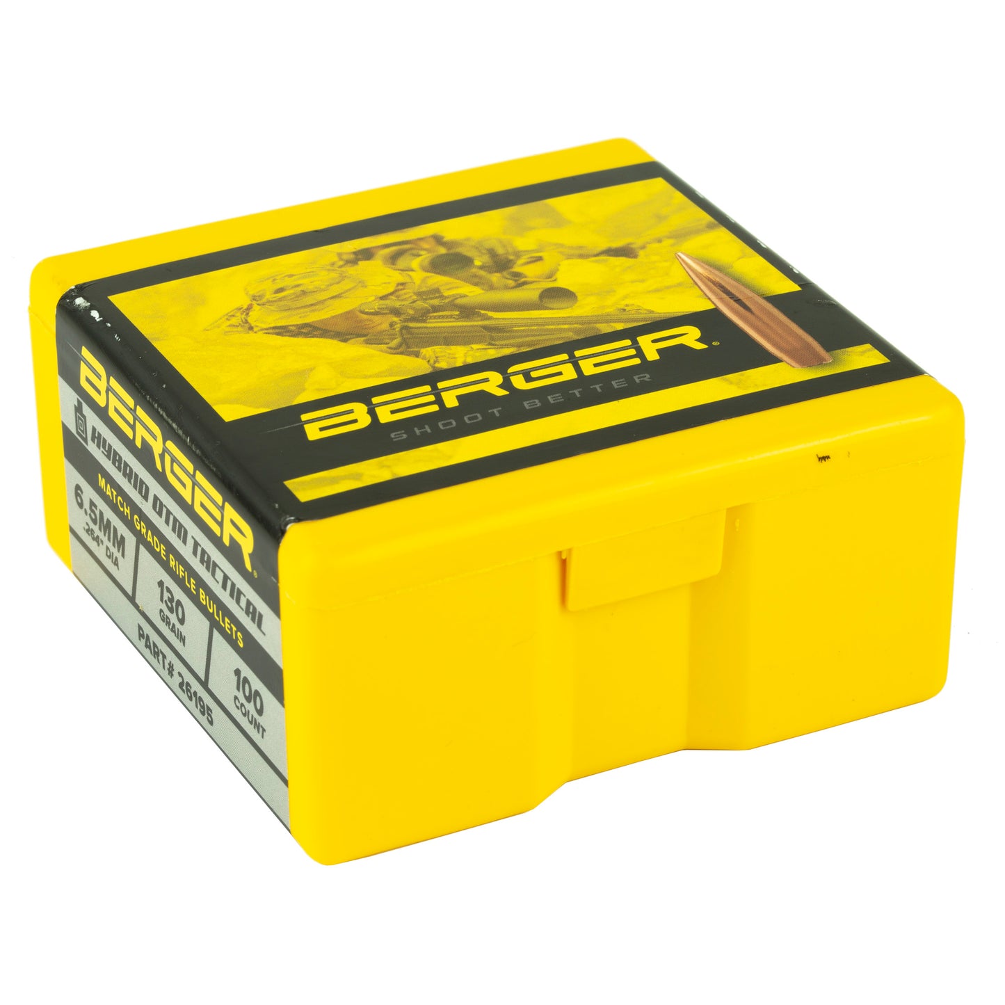 BERGER .264 130G AR HYB OTM 100CT