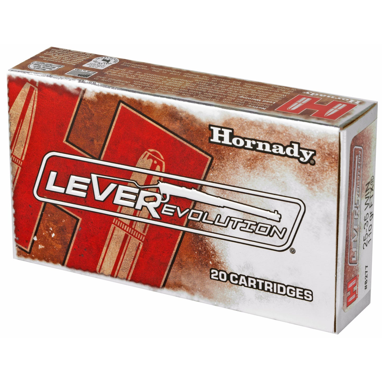 Hornady, LeverEvolution, 25-35 Winchester, 110 Grain, FlexTip, 20 Round Box