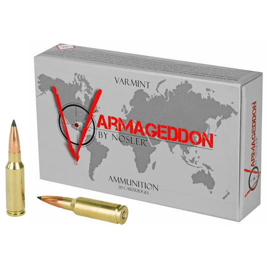 Nosler, Varmageddon, 6.5 Grendel, 90 Grain, Flat Base Tipped, 20 Round Box