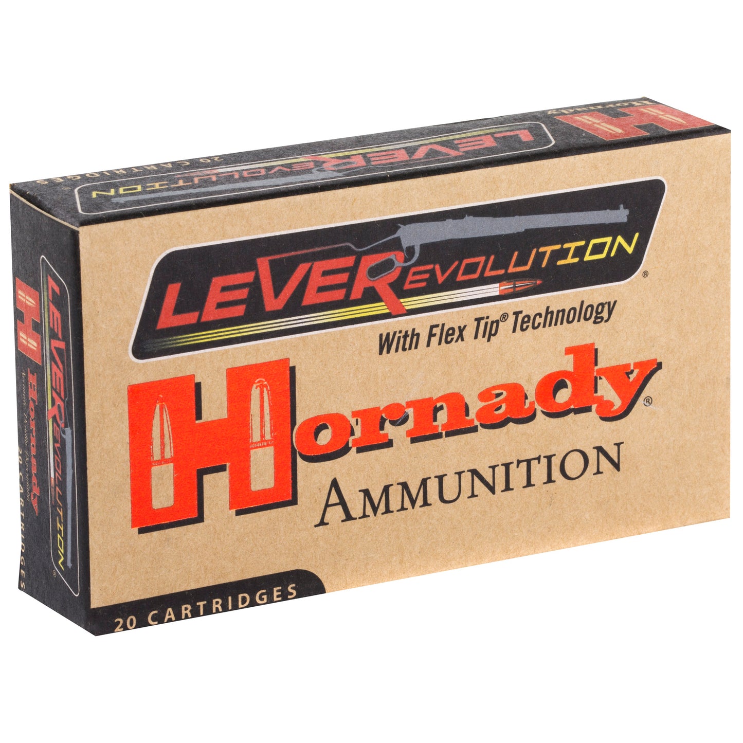 Hornady, LeverEvolution, 30-30, 140 Grain, MonoFlex, Lead Free, (20 Round Box)