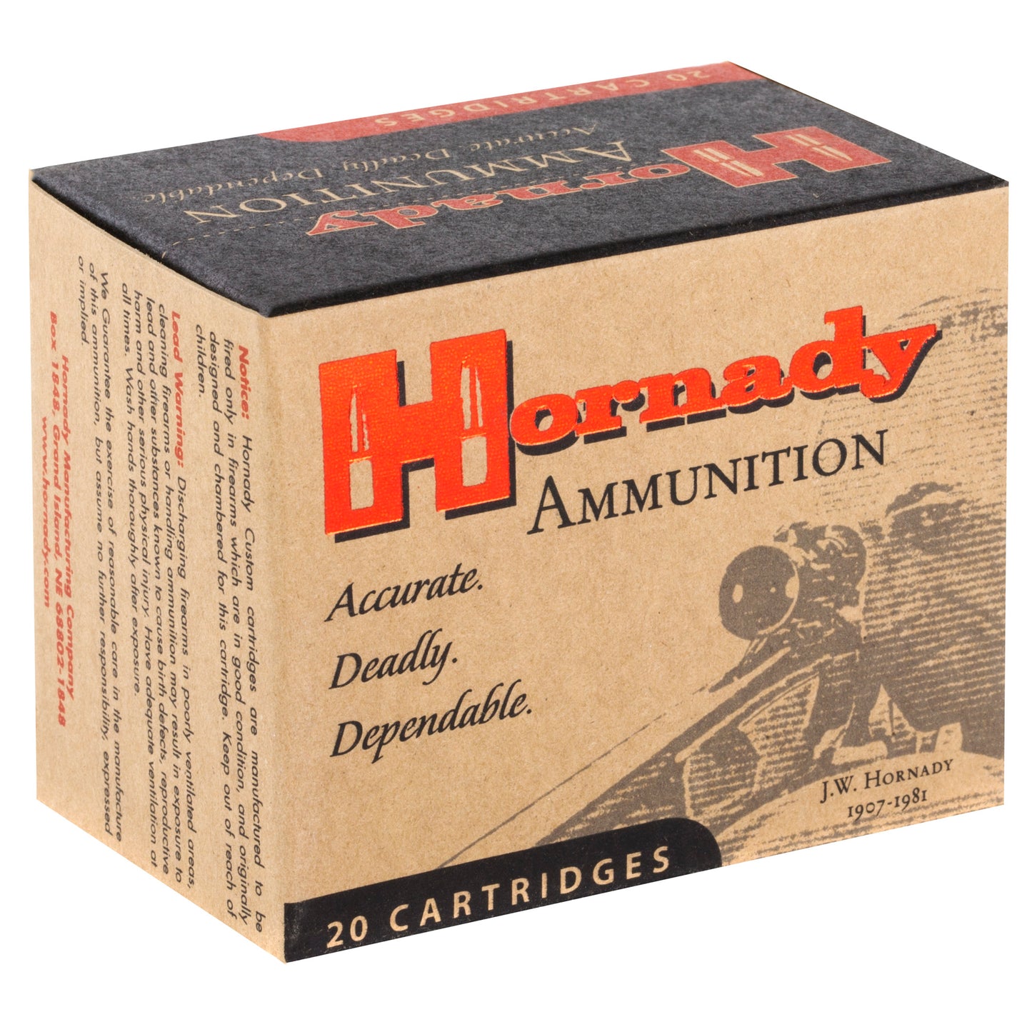 Hornady, Custom, 454 Casull, 240 Grain, XTP, 20 Round Box