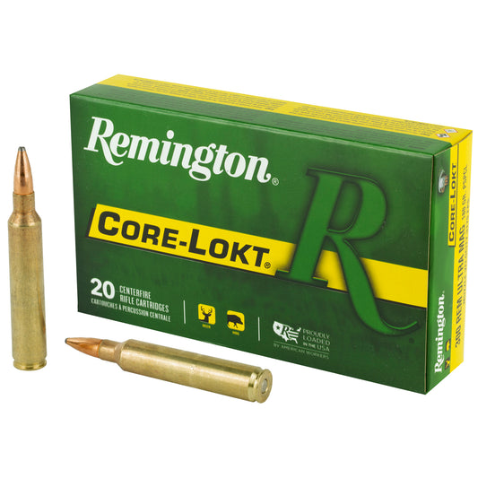 Remington, Core-Lokt PSP, 300 Remington Ultra Magnum, 180 Grain, Pointed Soft Point, (20 Round Box)