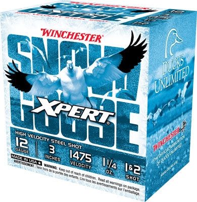1-1/4OZ #1 25RD 10BX/CSWINCHESTER SNOW GOOSE 12GA 3"