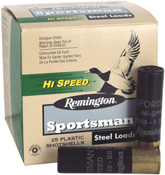 3.5" 1-3/8OZ BB 25RD 10BX/CS<REMINGTON HI-SPEED STEEL 12GA