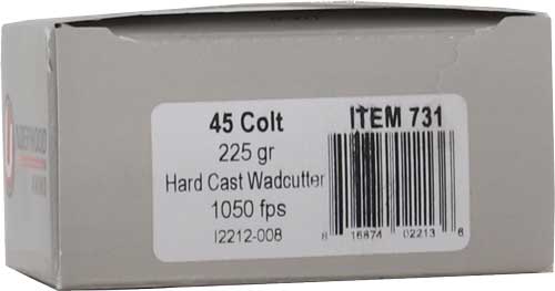CAST WADCUTTER 20RD 10BX/CSUNDERWOOD 45 LC 225GR  HARD