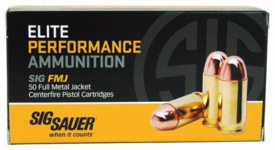 50RD 20BX/CS*SIG 45 ACP 230GR FMJ