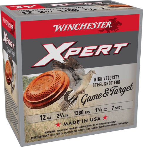 2.75" 1-1/8OZ #7 25RD 10BX/CS WINCHESTER XPERT STEEL 12GA