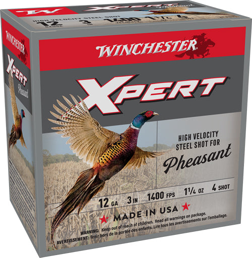 3" 1-1/4OZ #4 25RD 10BX/CS WINCHESTER XPERT STEEL 12GA