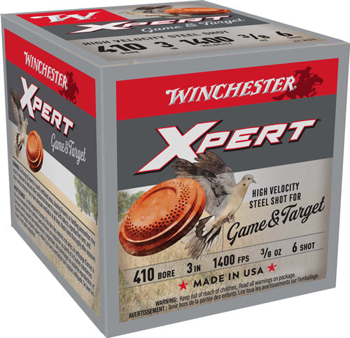 3/8OZ #6 25RD 10BX/CS WINCHESTER XPERT STEEL 410 3"