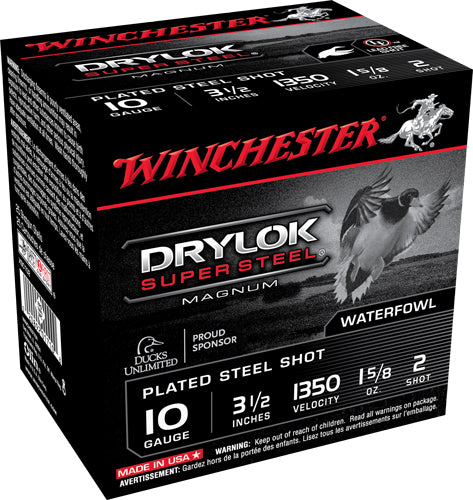 1-5/8OZ #2 1350FPS 25RD 10BX/C WINCHESTER DRYLOK 10GA 3.5"