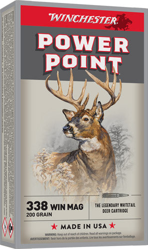 200GR POWER POINT 20RD 10BX/CS WINCHESTER SUPER-X 338 WIN MAG