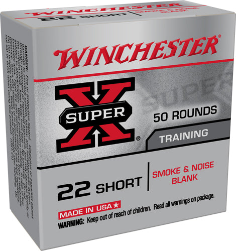 SMOKE & NOISE 50RD 100BX/CS WINCHESTER BLANKS 22 SHORT