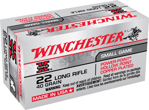2220RD CASE LOT WINCHESTER 22LR 40GR LEAD-HP