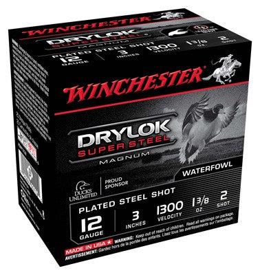 1-3/8OZ #2 25RD 10BX/CS WINCHESTER DRYLOK 12GA 3"