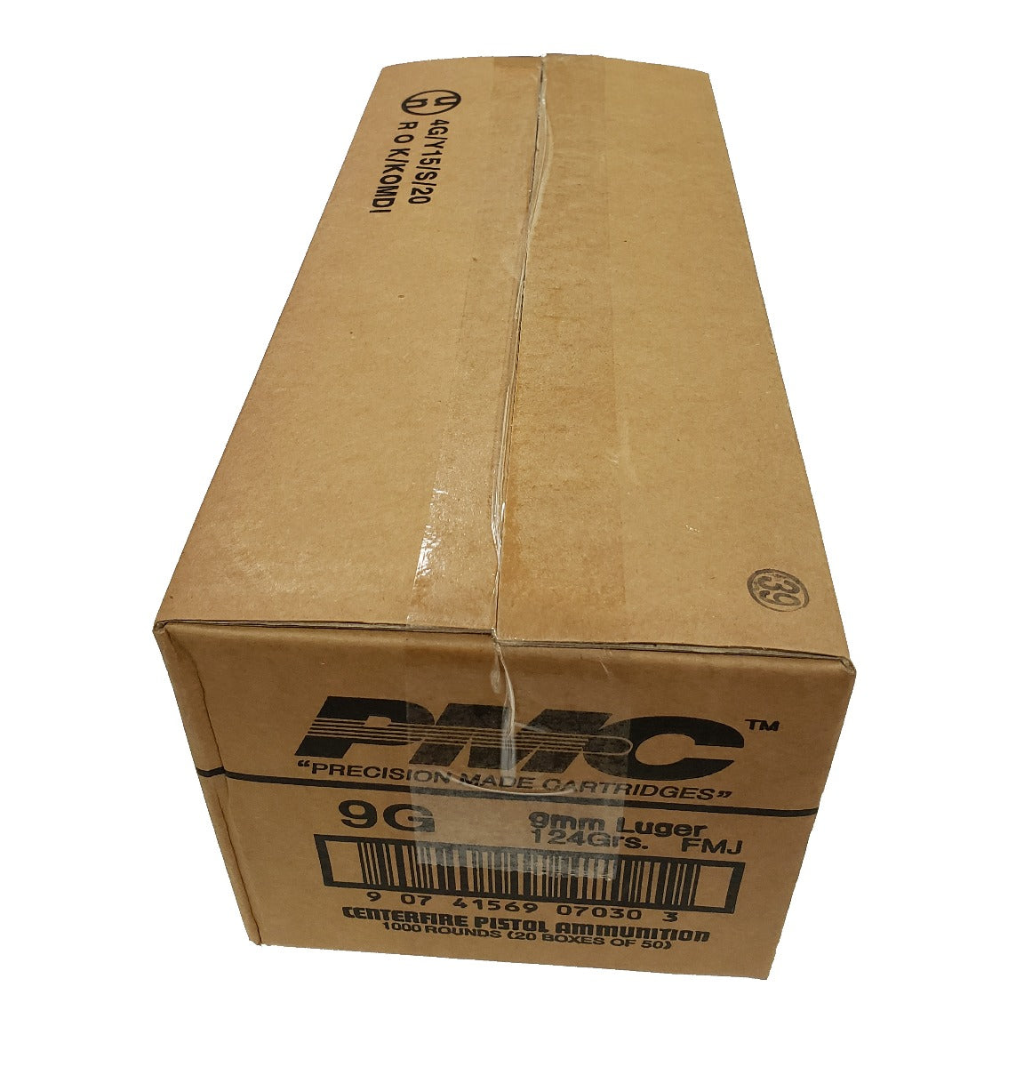 PMC Bronze 9mm Luger Handgun Ammo - 124 Grain | FMJ