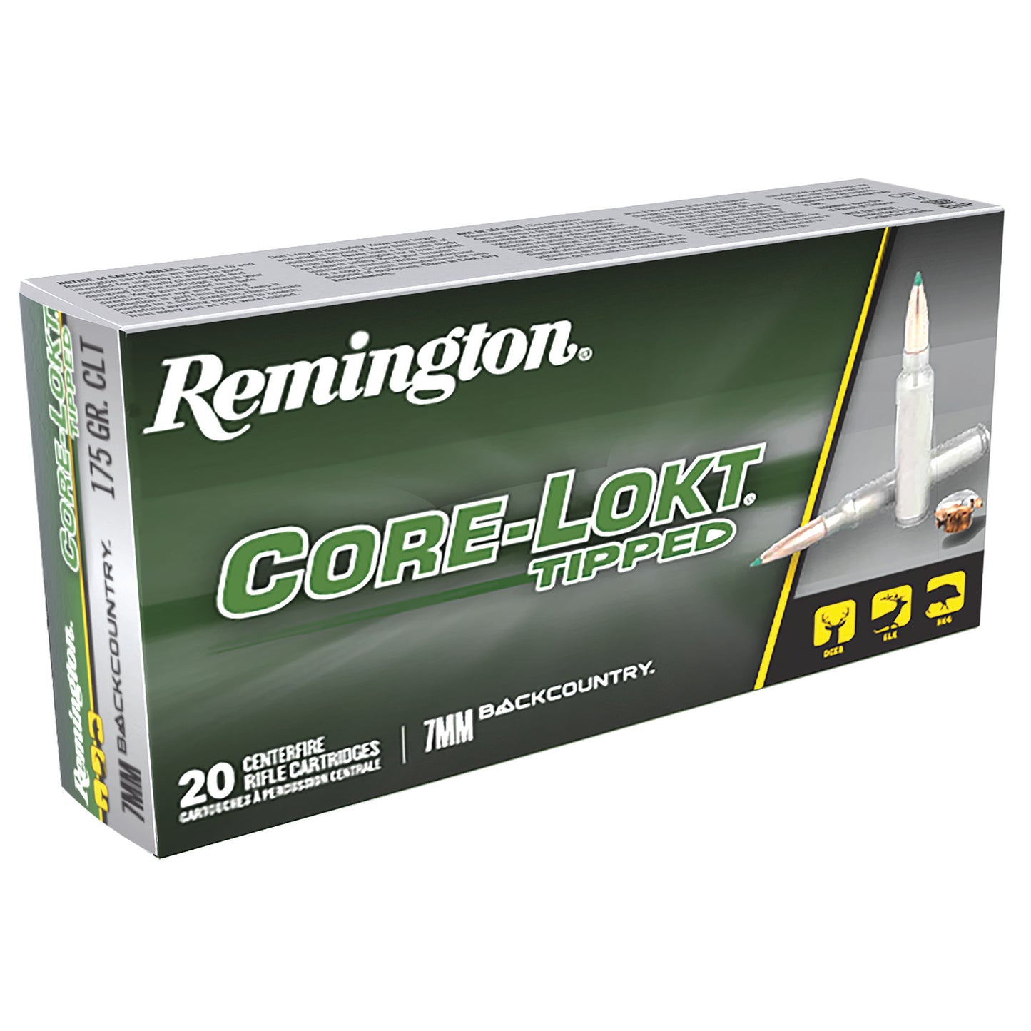 REM CORE-LOKT TIPPED 7MM BC 175GR