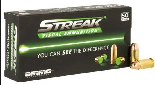 Ammo Inc STREAK Target .45 ACP Handgun Ammo - 230 Grain | TMC | Green 