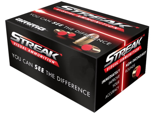 Ammo Inc STREAK Target .45 ACP Handgun Ammo - 230 Grain | TMC | Red 
