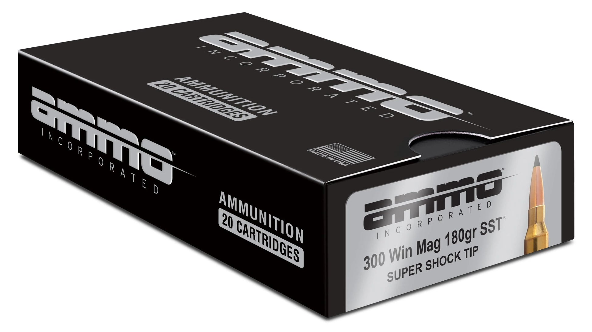 Ammo Inc Signature Hunt .300 Win Mag Rifle Ammo - 180 Grain | Super Shock Tip |  