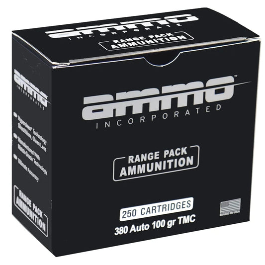 Ammo Inc Signature Range .380 ACP Handgun Ammo - 100 Grain | TMC | 