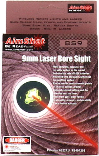 AIMSHOT BORE SIGHT 9MM W/