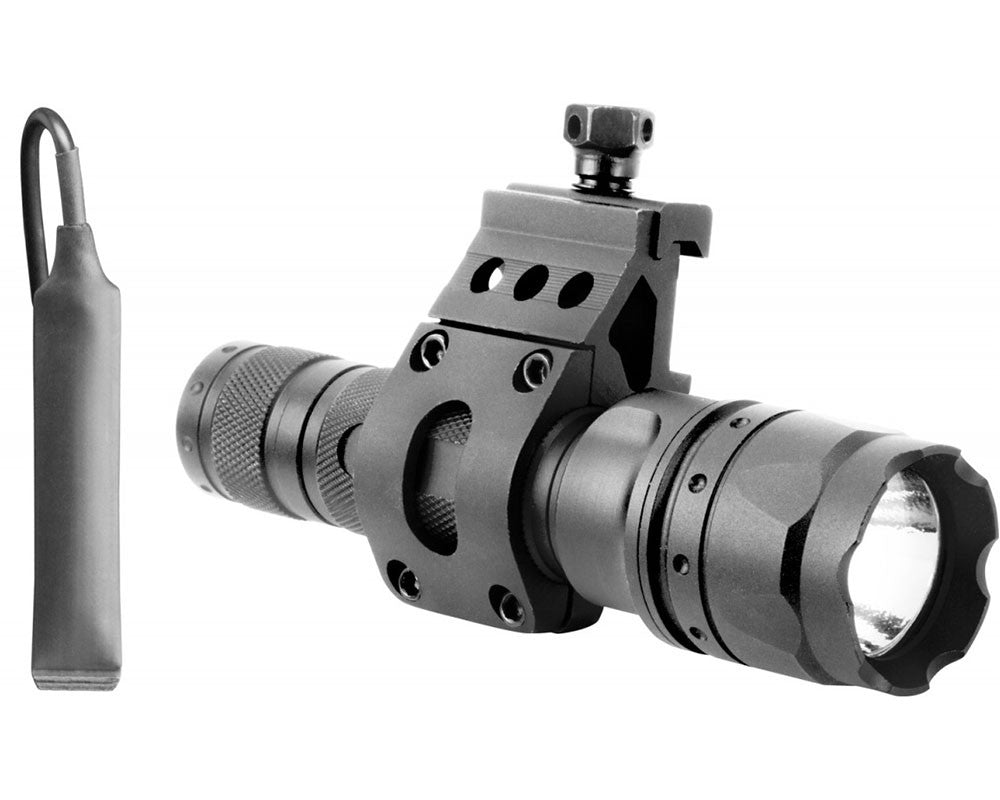 Aim Sports Full Frame 500 Lumen Flashlight - Black | Offset Mount | Tape Switch