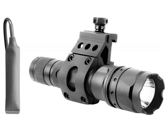Aim Sports Full Frame 500 Lumen Flashlight - Black | Offset Mount | Tape Switch