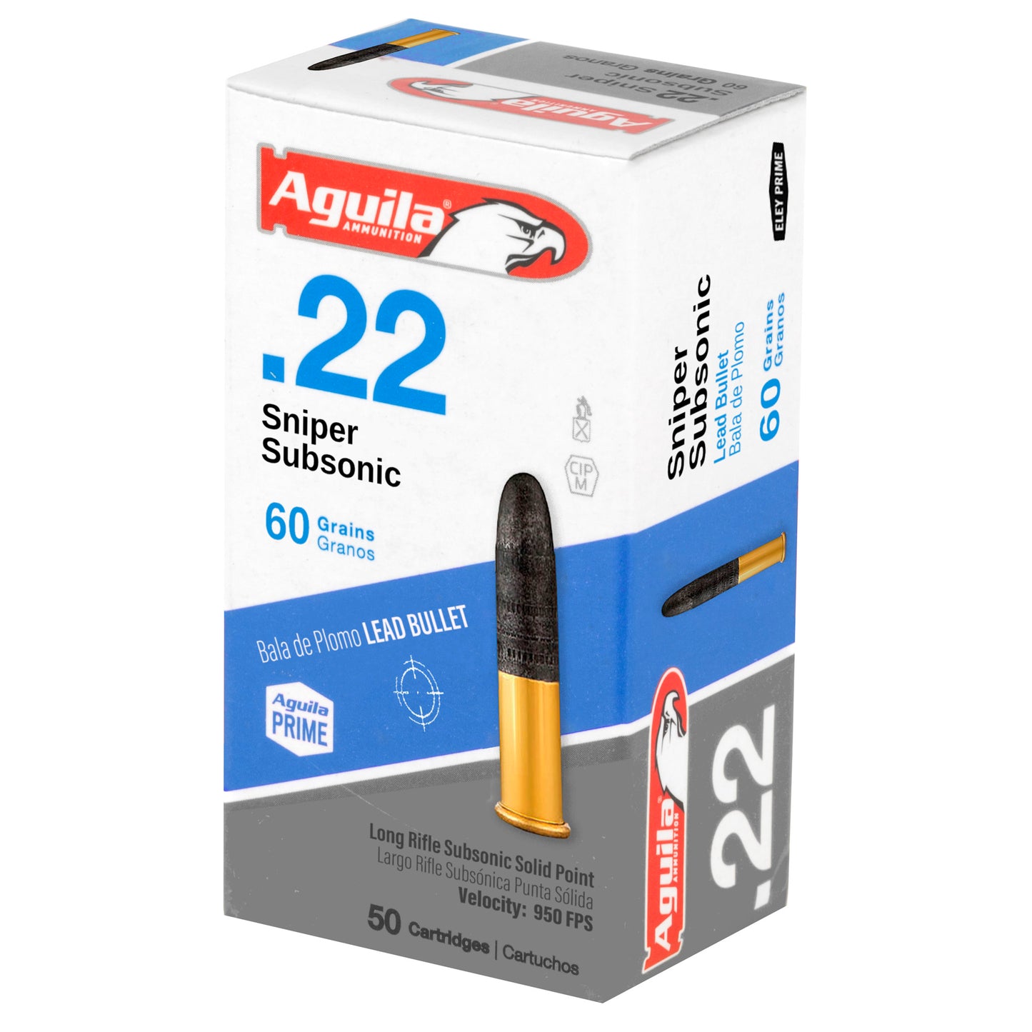Aguila 22LR Sniper Sub 60GR (50 Round)