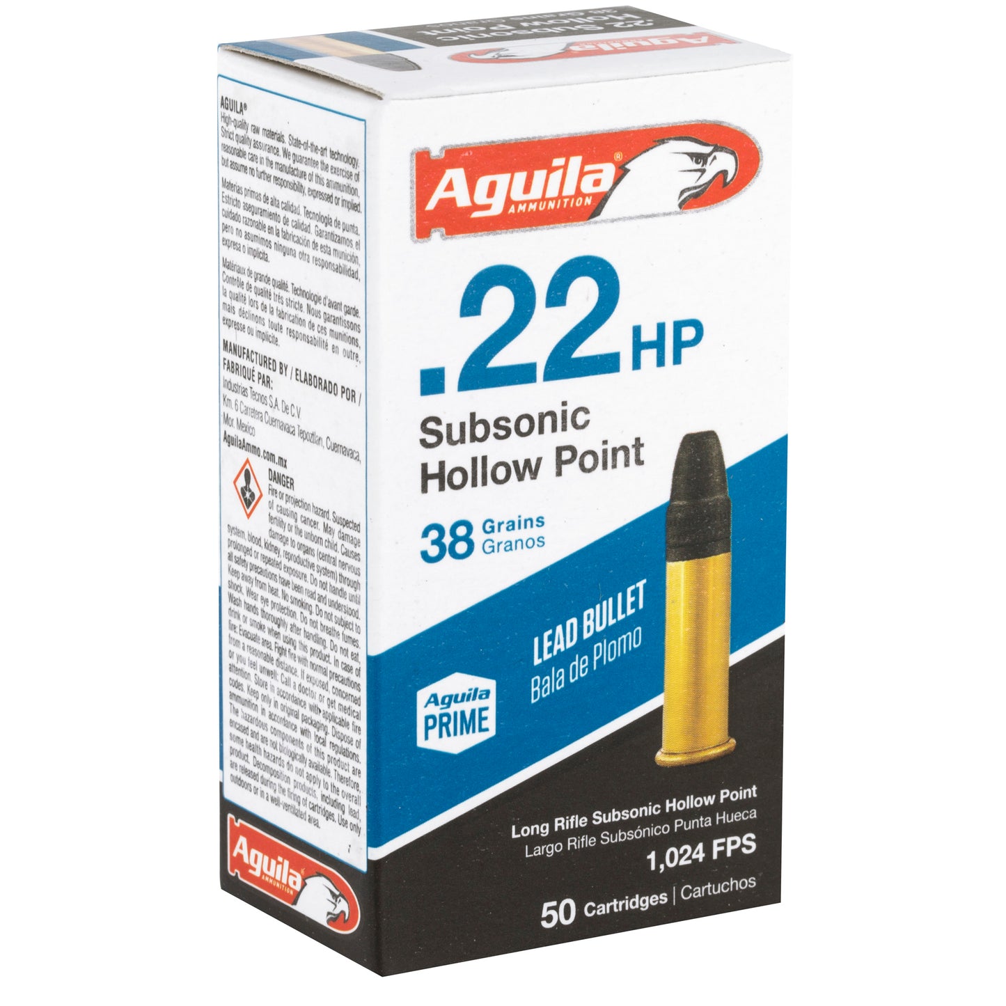 Aguila 22LR Sub Hv 38gr |HP| (50 Round)