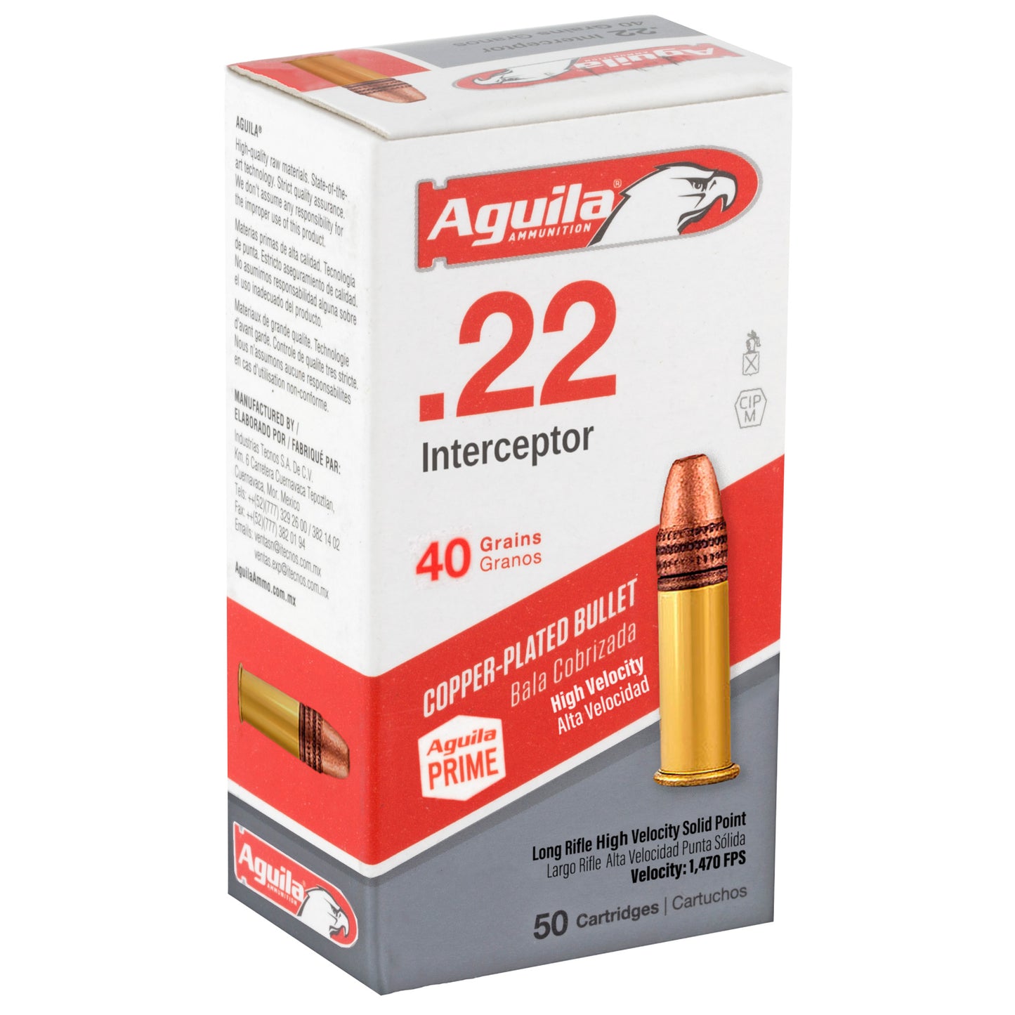 Aguila 22LR Interceptor 40gr (50 Round)