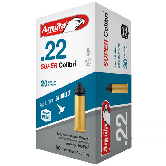Aguila 22LR Sup Colibri 20GR (50 Round)