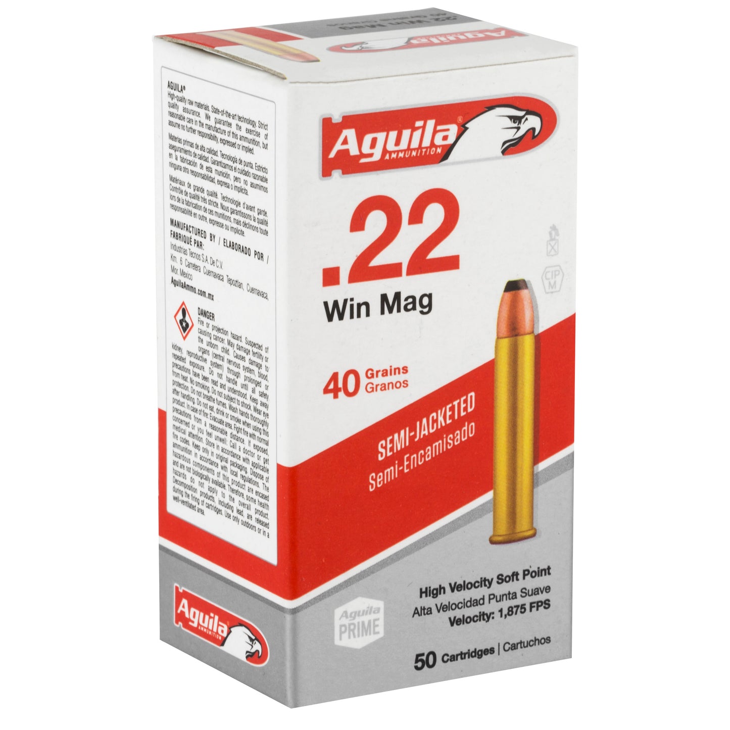 Aguila 22WMR 40GR |SP| (50 Round Box)