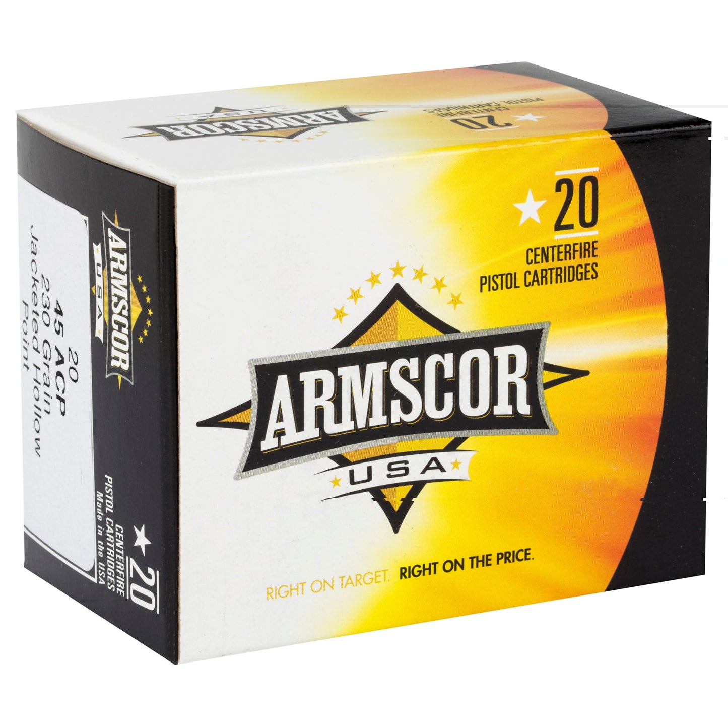 Armscor 45 ACP 230Gr | JHP | (20 Round Box)