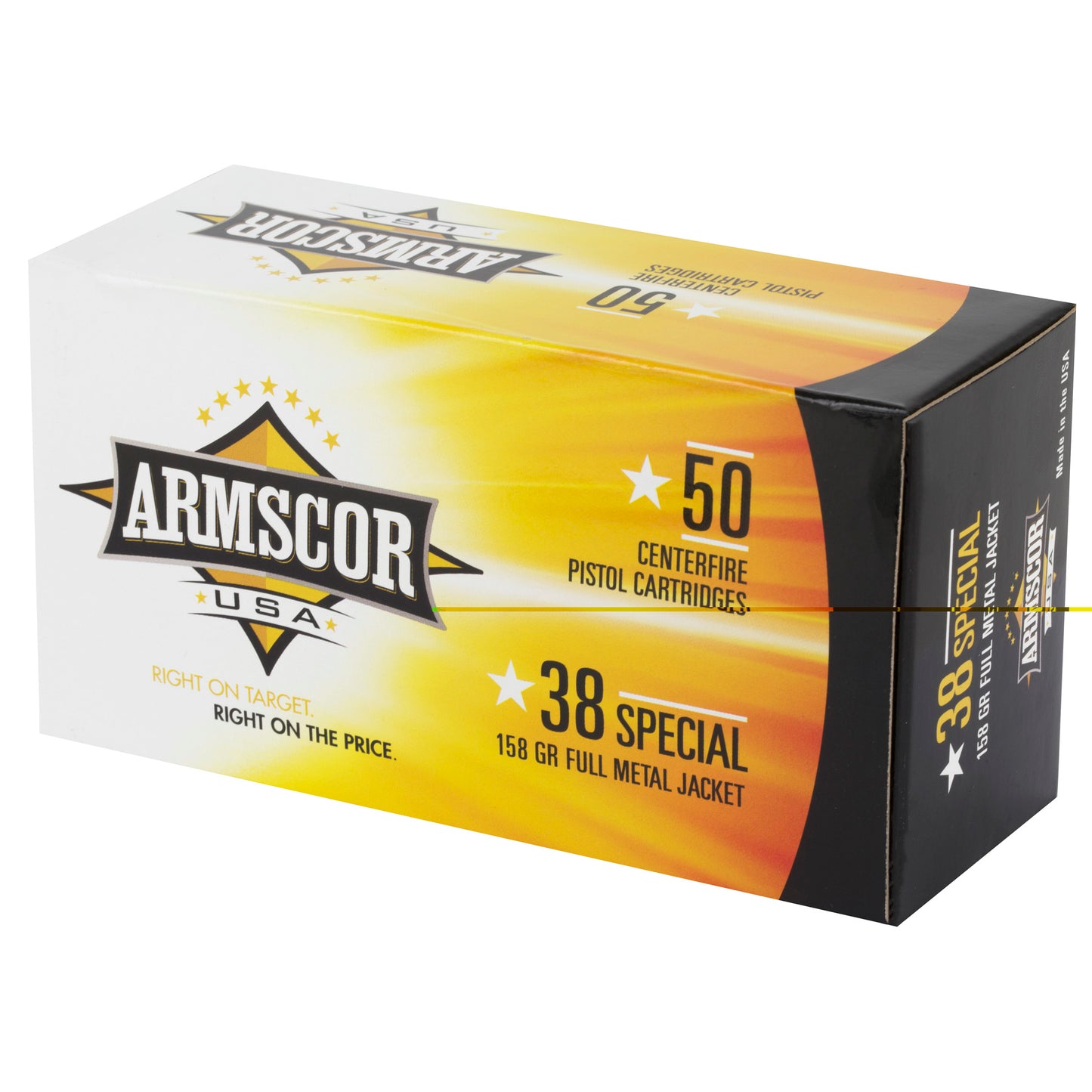 Armscor, 38 Special, 158 Grain | FMJ |  (50 Round Box)