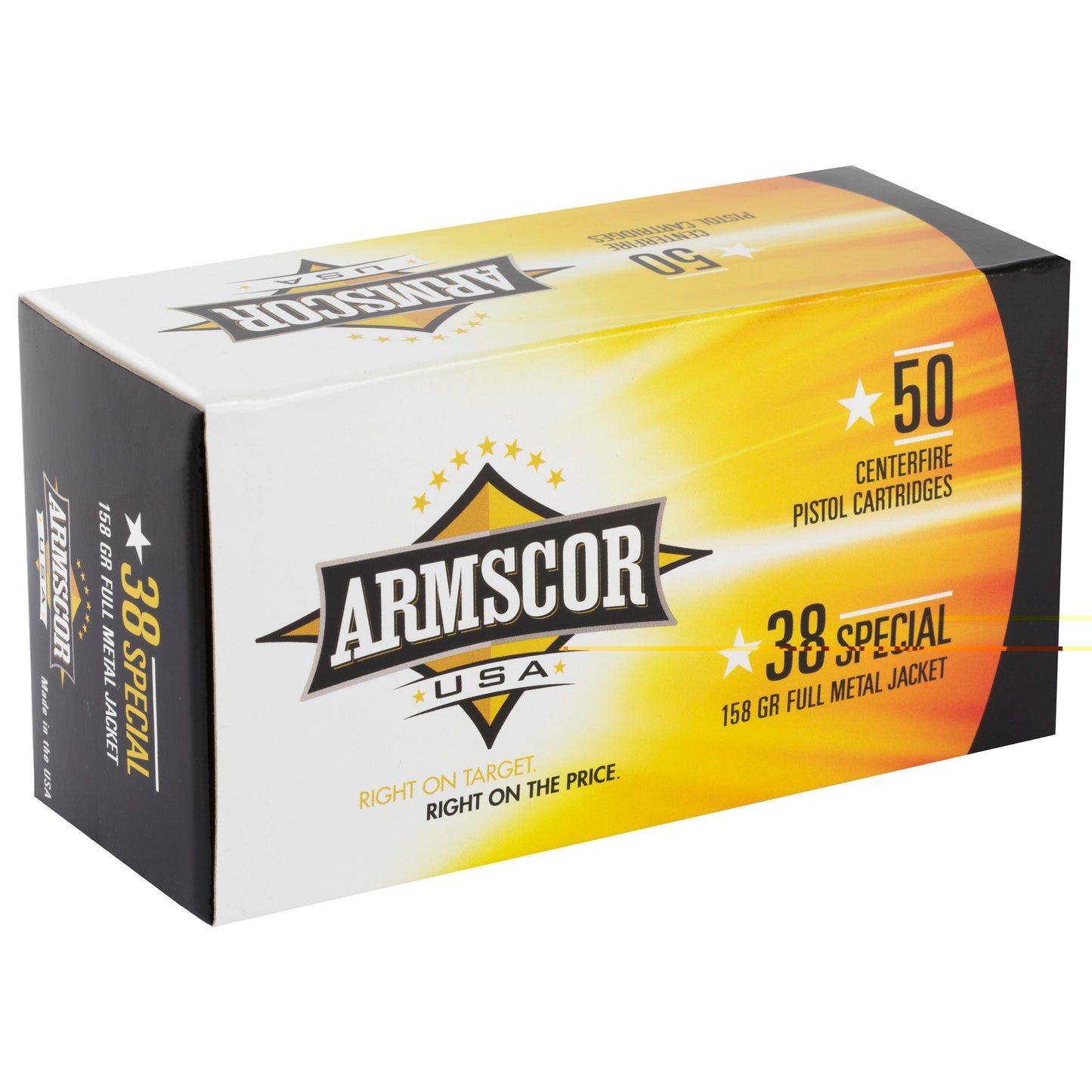 Armscor, 38 Special, 158 Grain | FMJ |  (50 Round Box)