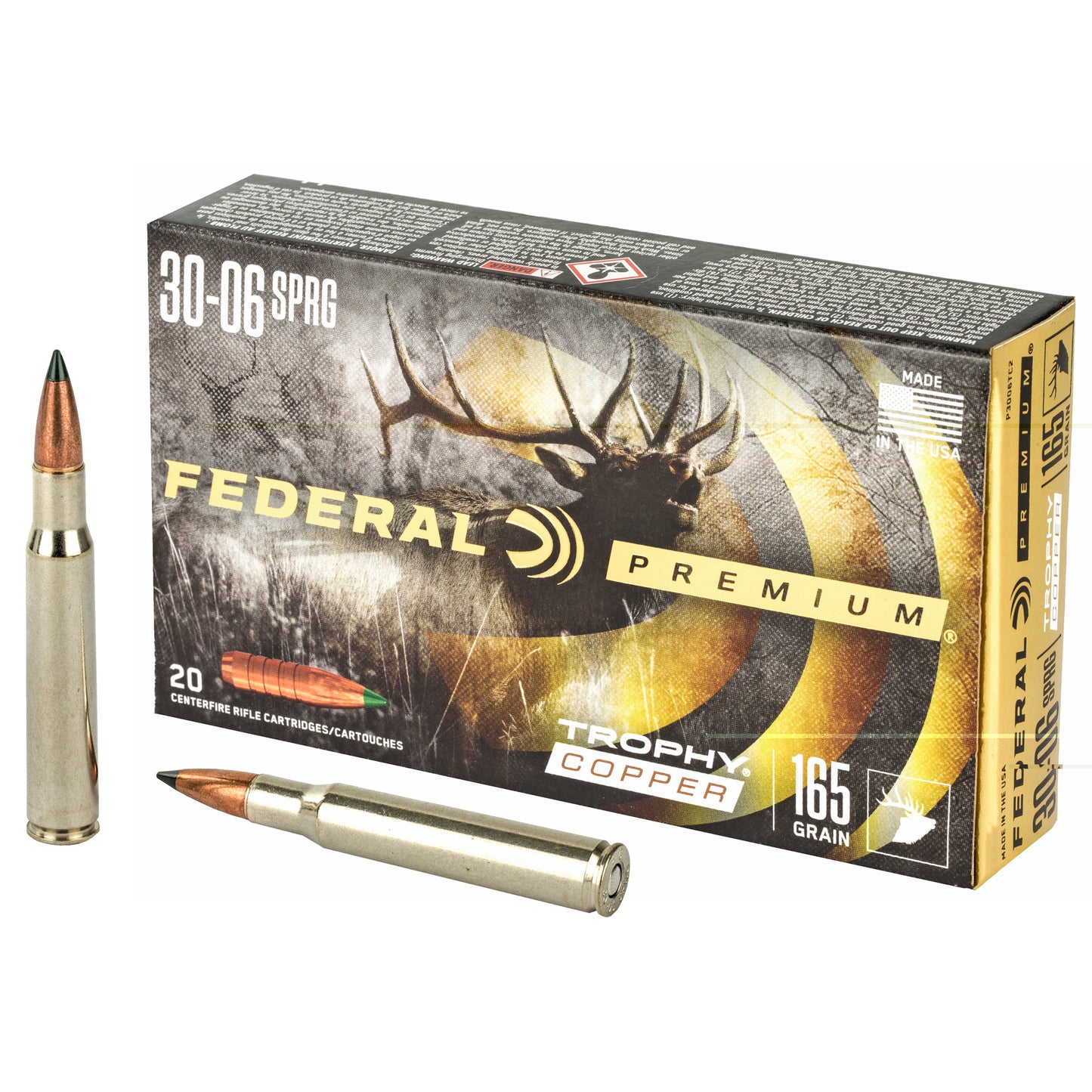 Federal Premium 30-06 165Gr Trophy Copper (20 Round Box)