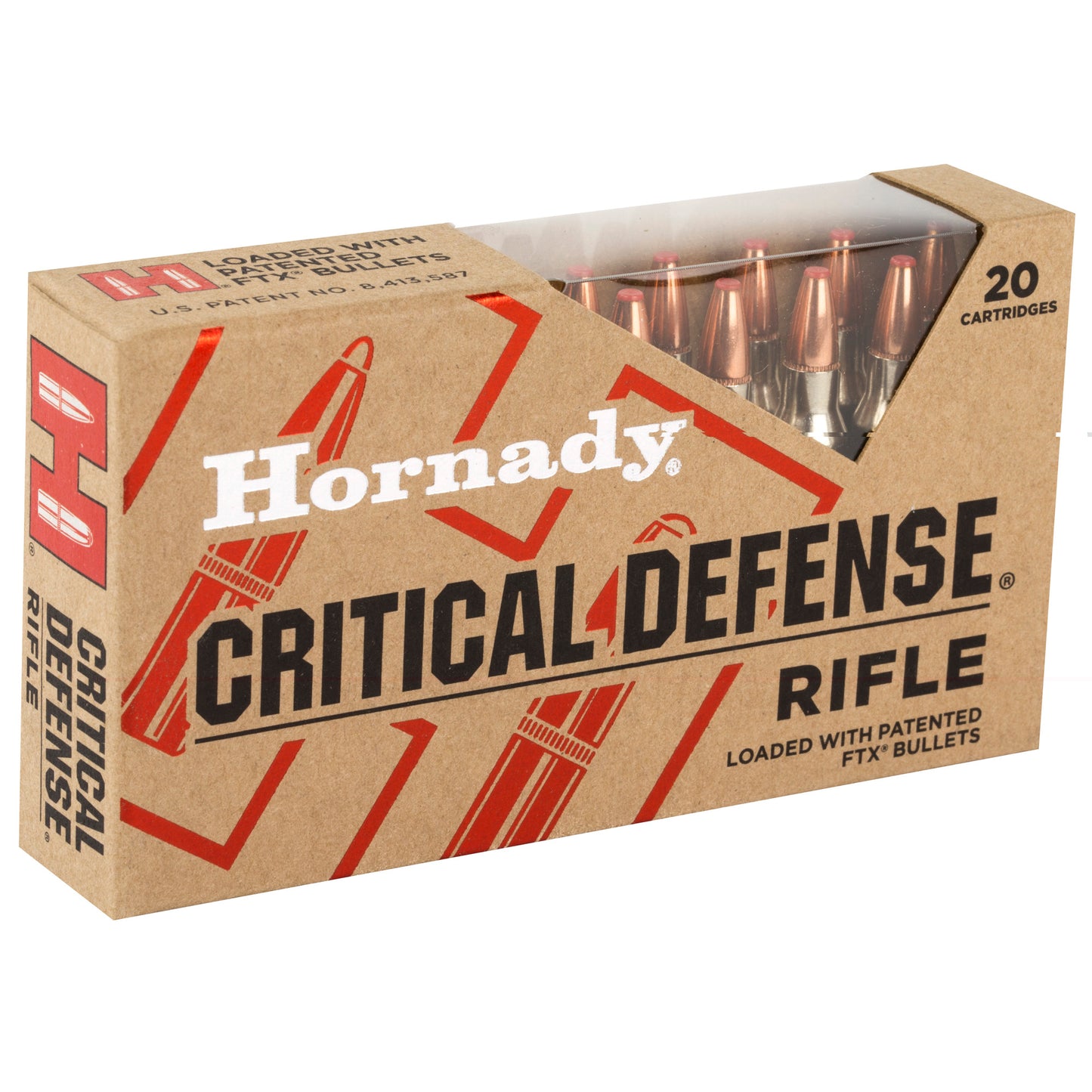 Hornady, Critical Defense Rifle, .223 Remington, 55 Grain | FlexTip |  (20 Round Box)