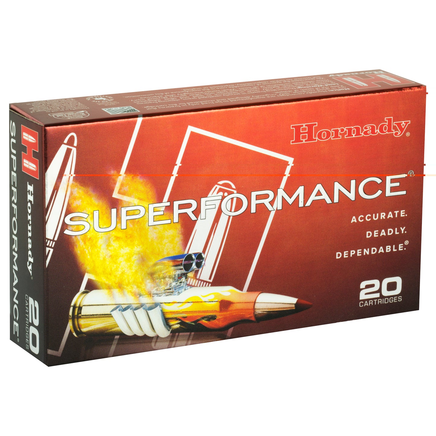 Hornady SuperFormance 444 Marlin 265gr InterLock Flat Point (20 Round Box)