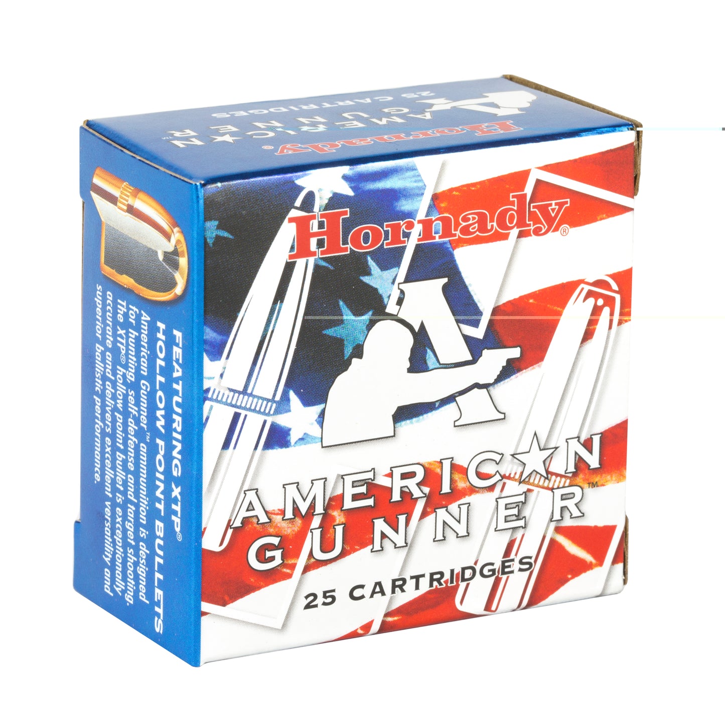 Hornady, American Gunner, .380, Automatic Colt Pistol, ACP, 90 Grain | Extreme Terminal Performance, XTP | 25 Rounds per Box 