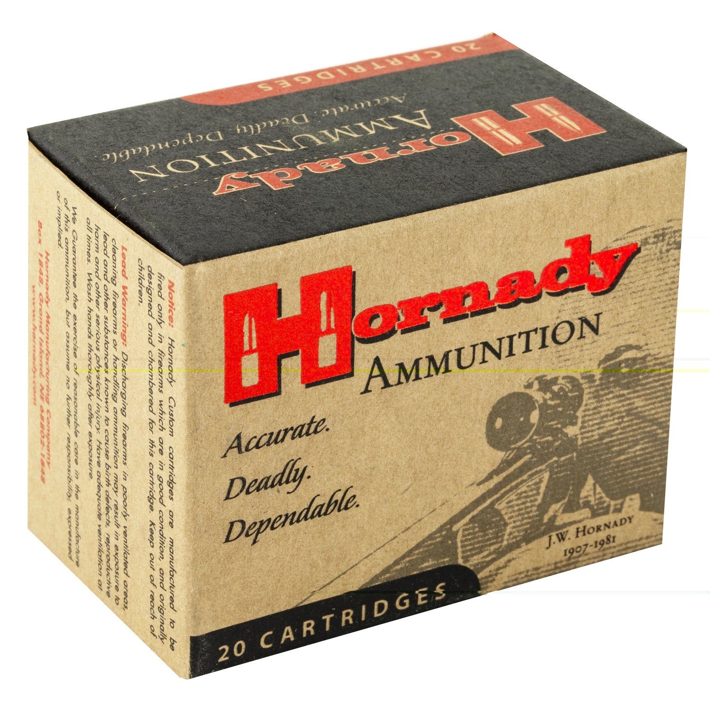 Hornady Ammunition, LEVERevolution, .45 Colt, 225 Grain | Flextip, FTX | 20 Rounds per Box 