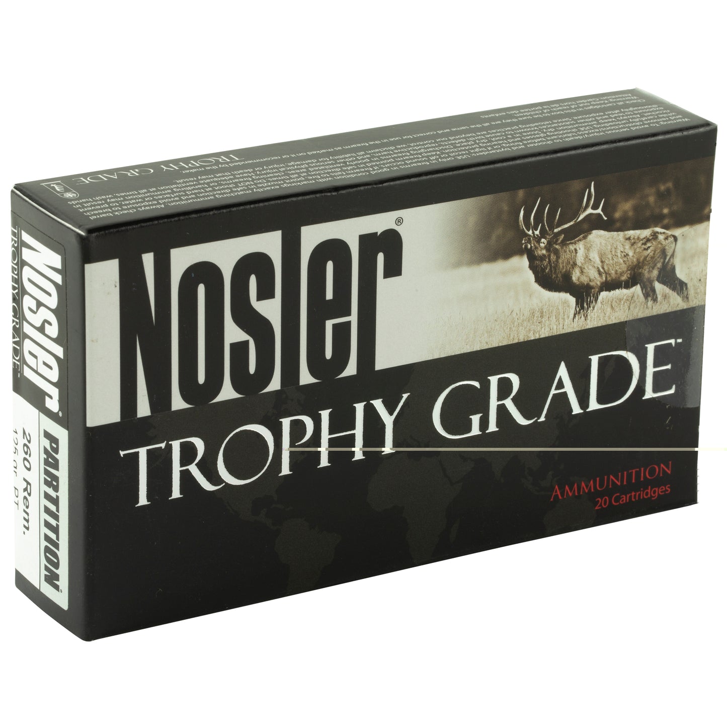 Nosler, Rifle, 260REM, 125 Grain, Partition  (20 Round Box)