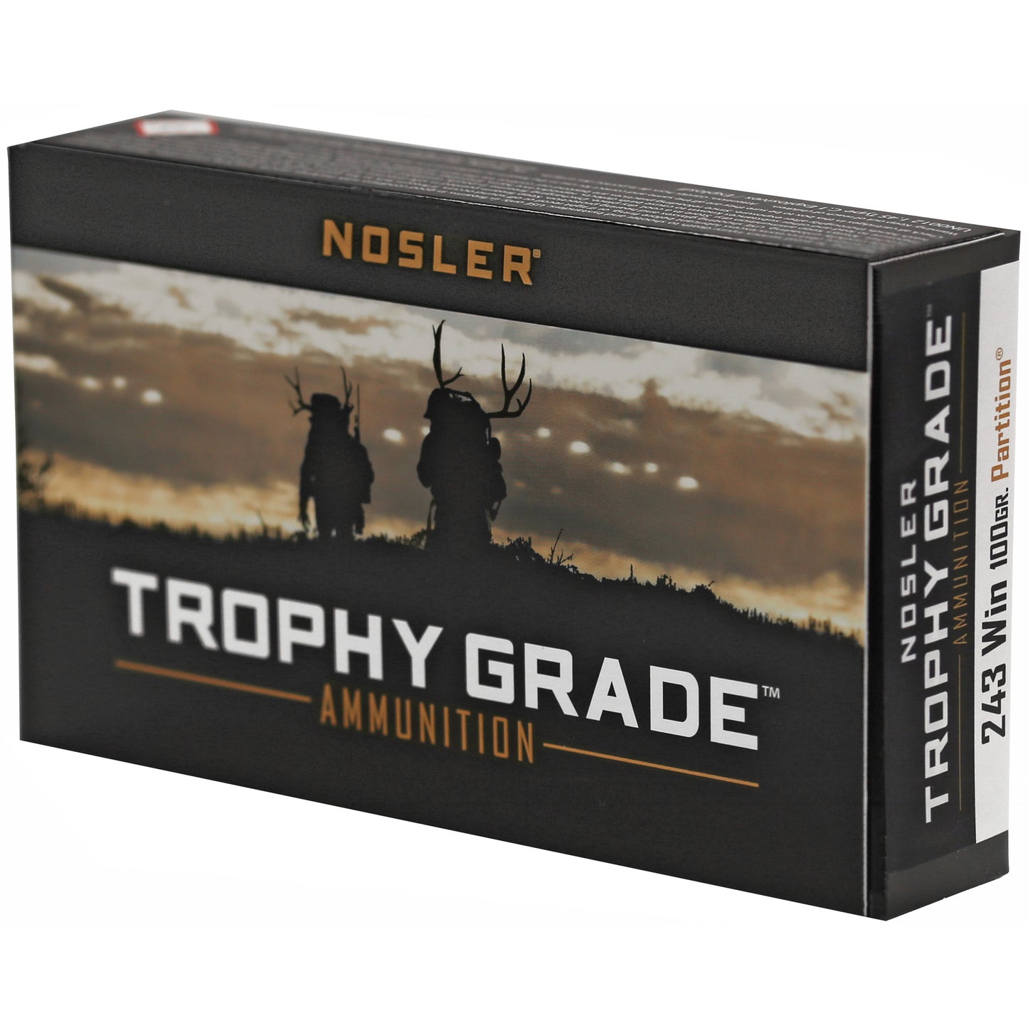 Nosler, Trophy Grade, 243 Winchester, 100 Grain, Partition  (20 Round Box)