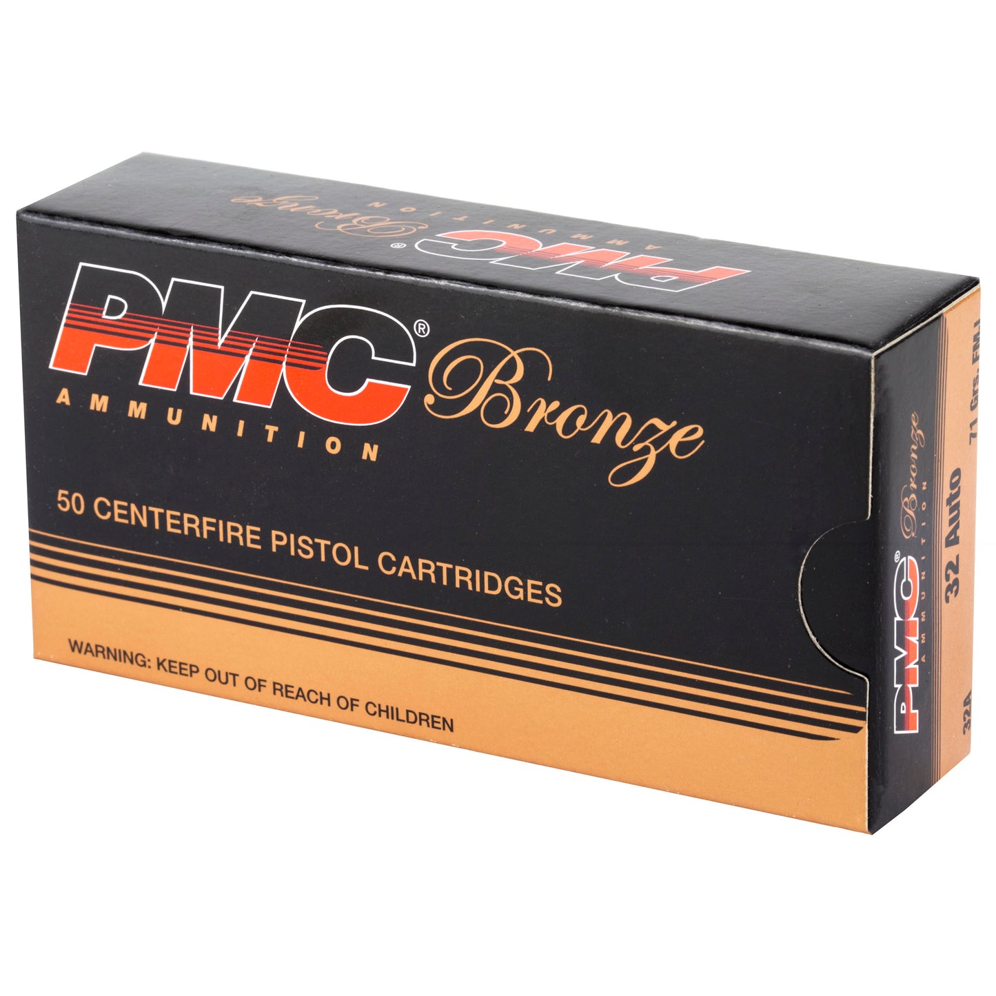 PMC Bronze, 32 ACP, 71 Grain | FMJ |  (50 Round Box)