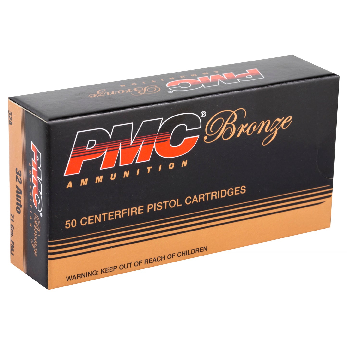 PMC Bronze, 32 ACP, 71 Grain | FMJ |  (50 Round Box)