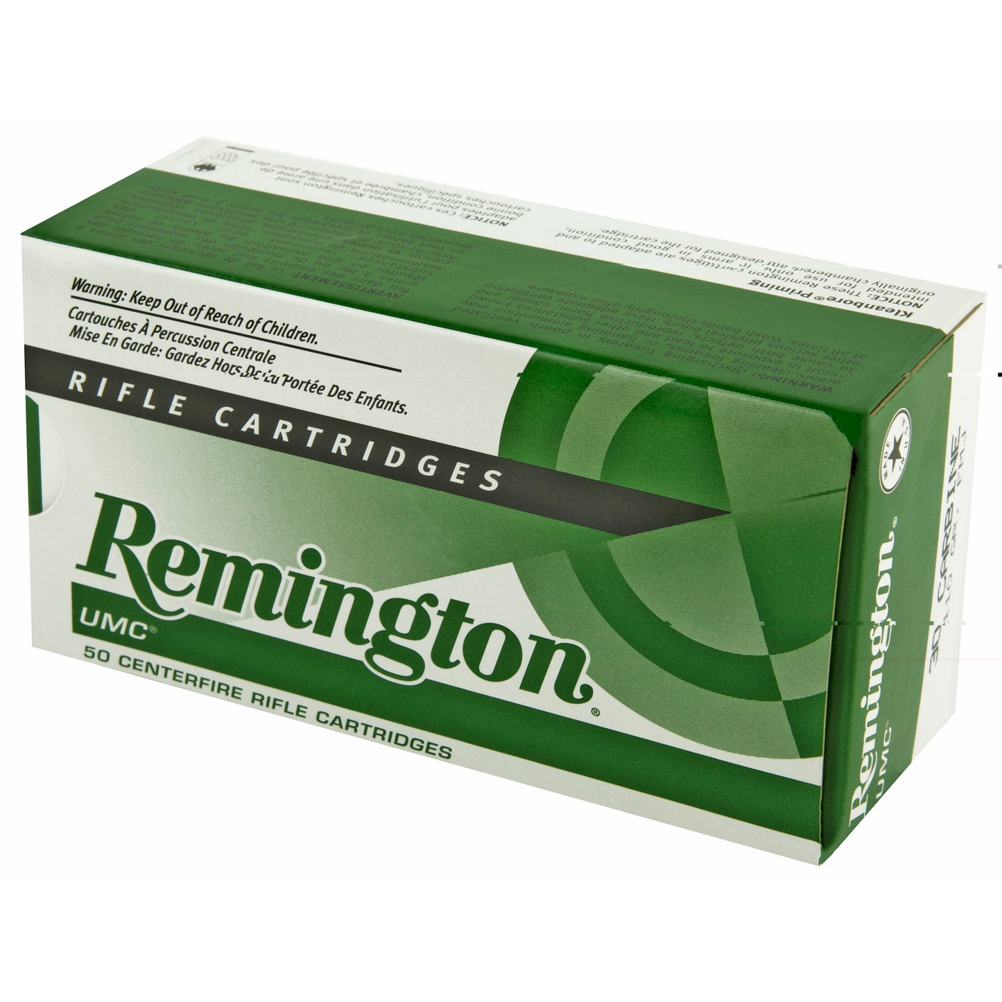 Remington, UMC, 30 Carbine, 110 Grain, Full Metal Jacket  (50 Round Box)