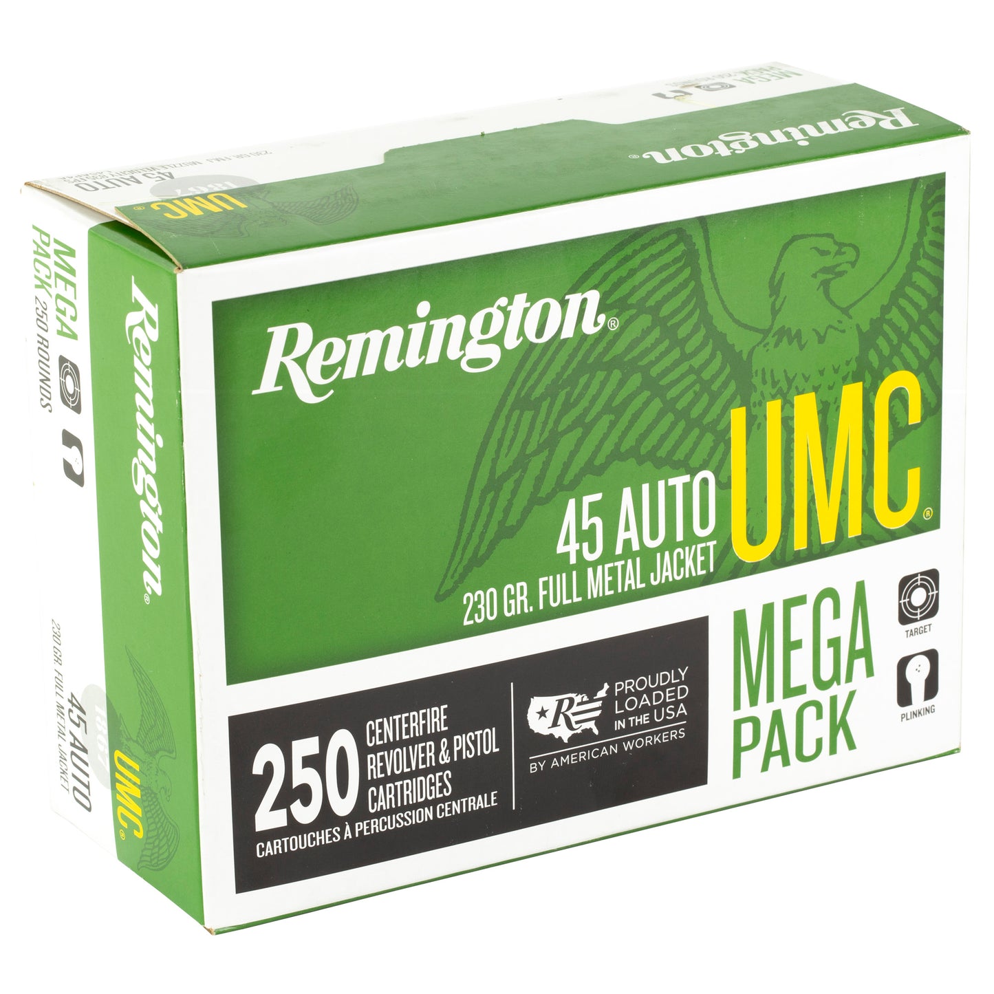 Remington, UMC, Mega Pack, 45 ACP, 230 Grain | FMJ |  (250 Round Box)