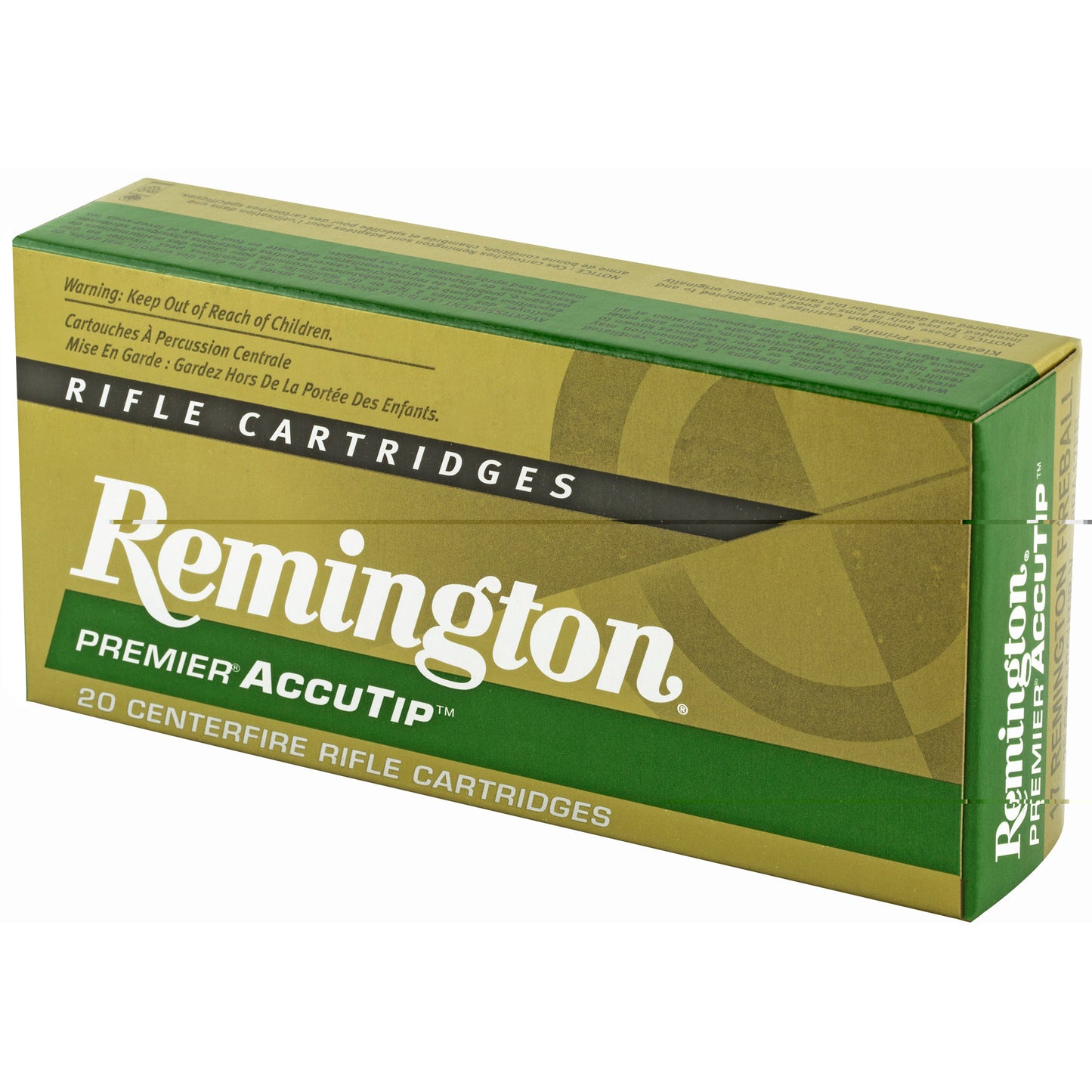 Remington, Premier Accutip, 17 Remington FireBall, 20 Grain, (20 Round Box)