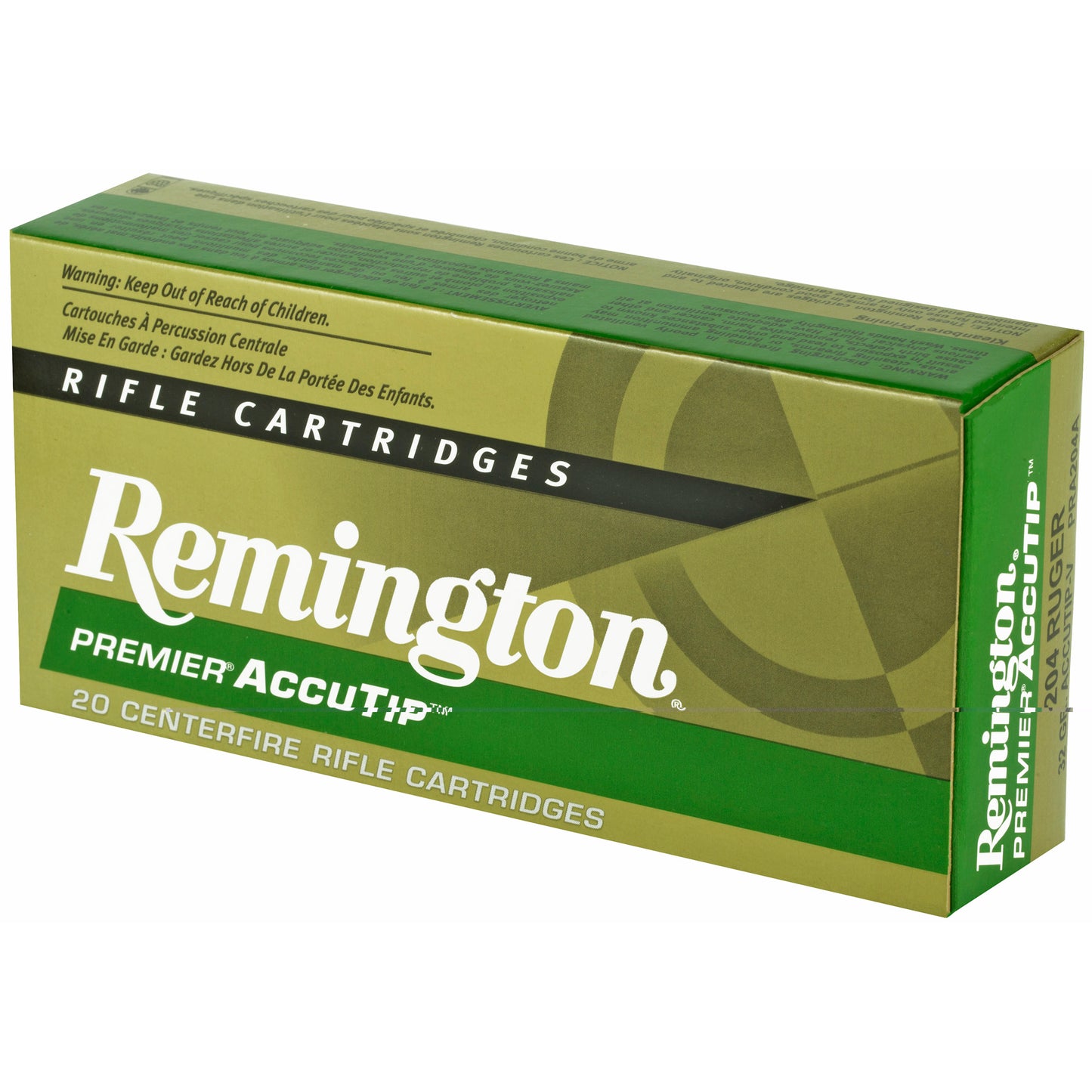 Remington  Premier AccuTip 204rug 32gr (20 Round Box)