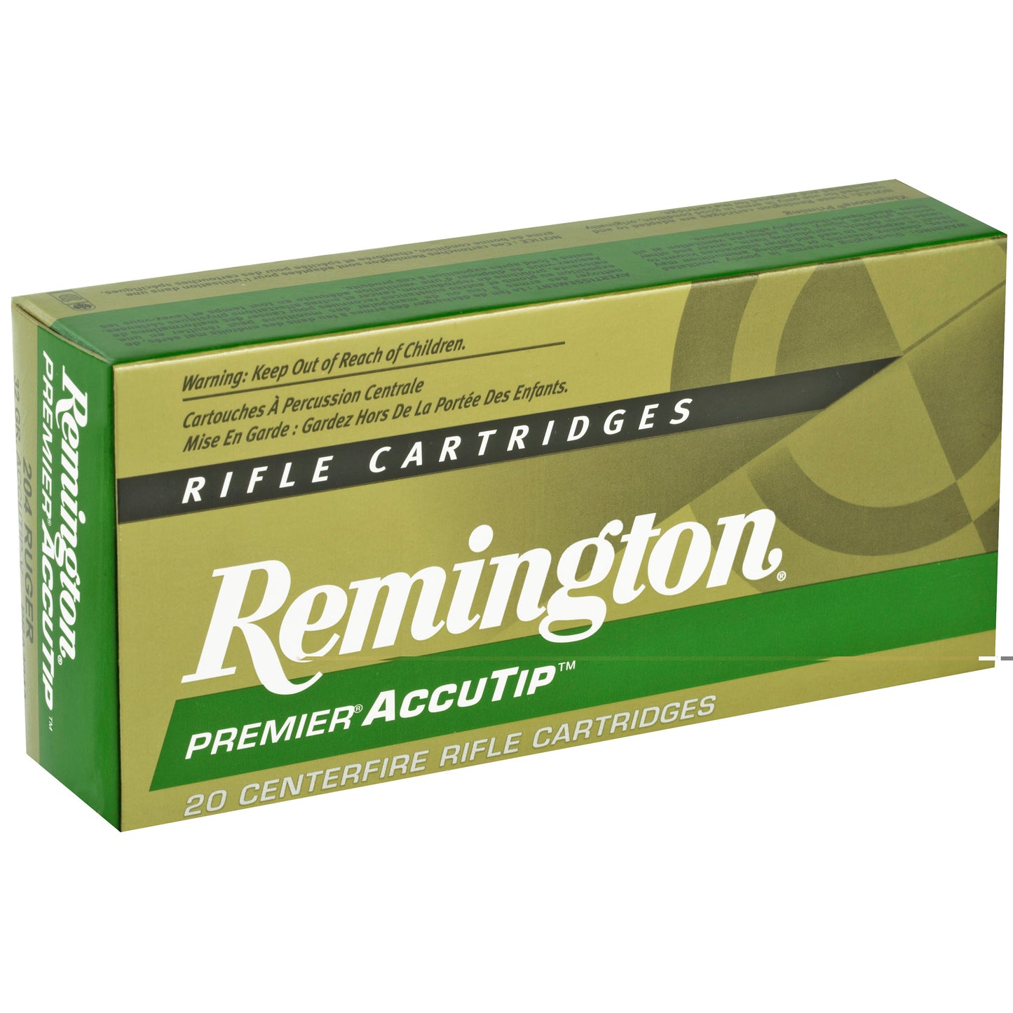 Remington  Premier AccuTip 204rug 32gr (20 Round Box)
